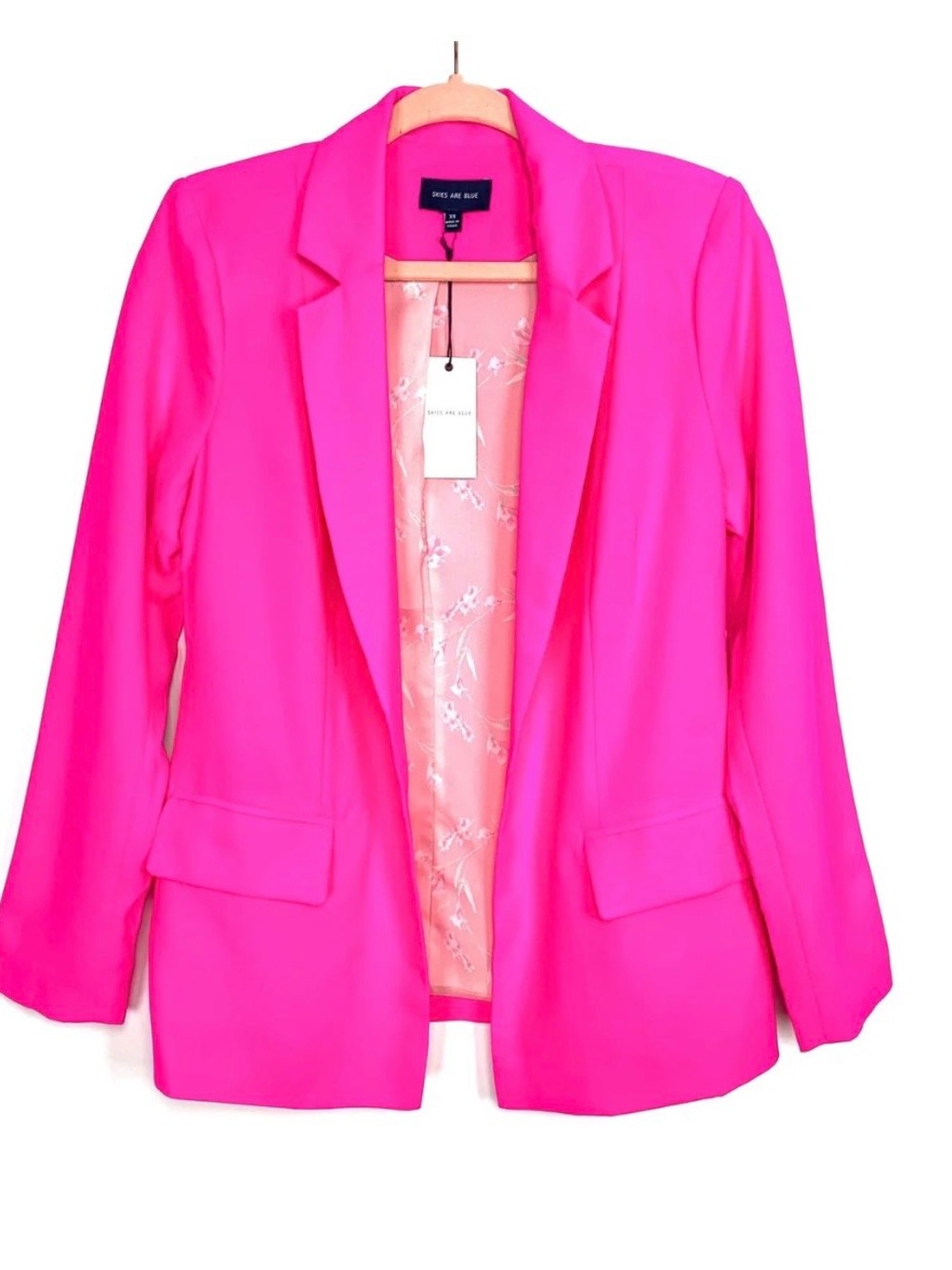 NWT SKIES ARE BLUE HYPER PINK BLAZER